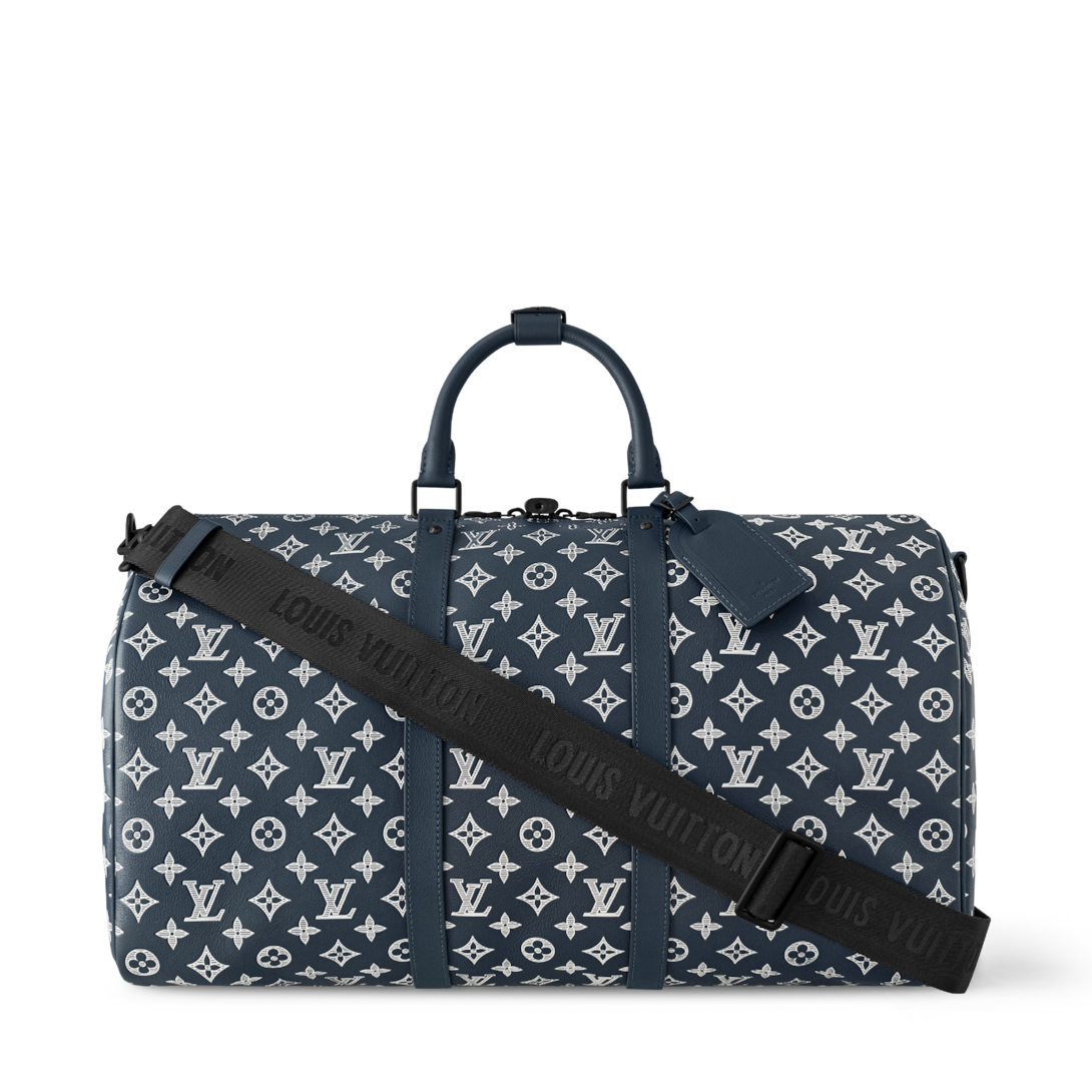 Keepall Bandoulière 50 Monogram Shadow - Men - Discontinued